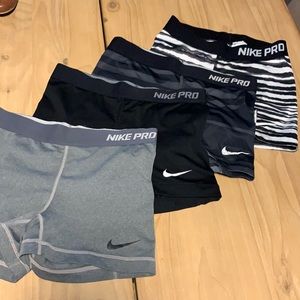 Nike dri-fit shorts - set of 4